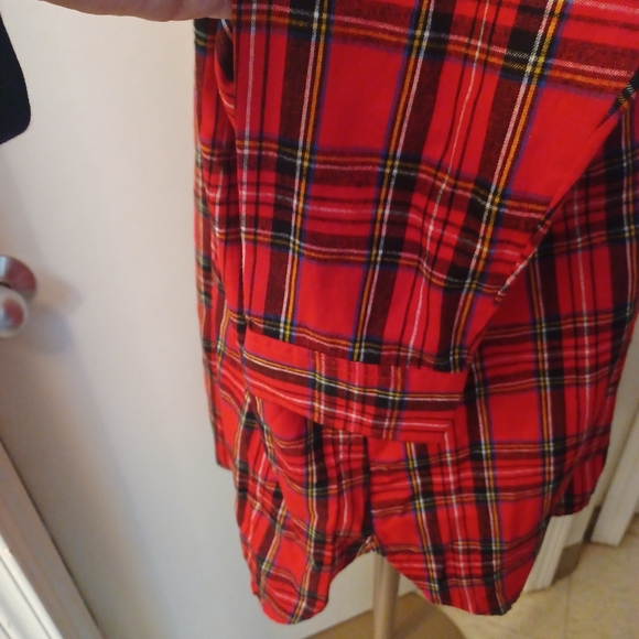 NWT Time and Tru holiday plaid button down flannel sz  XXL ONLY 1 LEFT - Picture 4 of 7